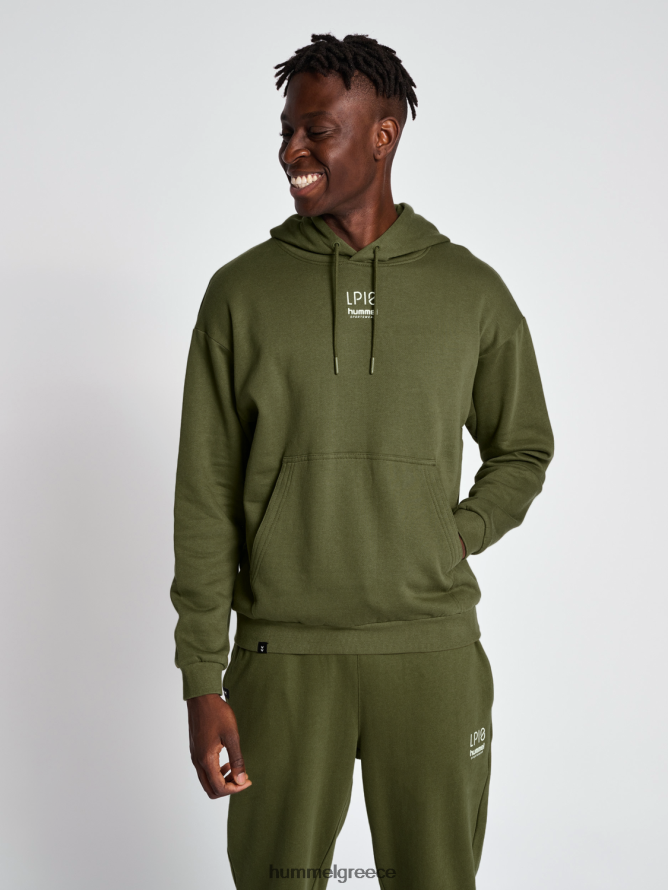 Hummel για άνδρες και γυναίκες hmllp10 boxy sweat hoodie T20HHR215 "φούτερ με κουκούλα με λογότυπο lp10"