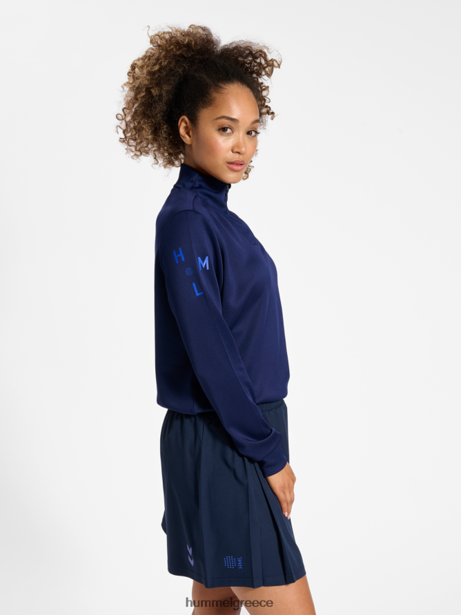 Hummel γυναίκες hmlcourt μισό φερμουάρ l/s T20HHR2411 "άλτης με μισό φερμουάρ"