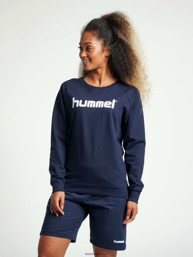 Hummel γυναίκες hmlgo φούτερ με λογότυπο από βαμβάκι T20HHR3769 "είδη ένδυσης"