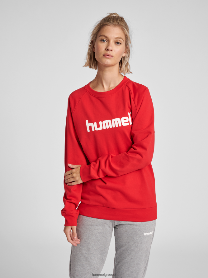 Hummel γυναίκες hmlgo φούτερ με λογότυπο από βαμβάκι T20HHR3806 "είδη ένδυσης"