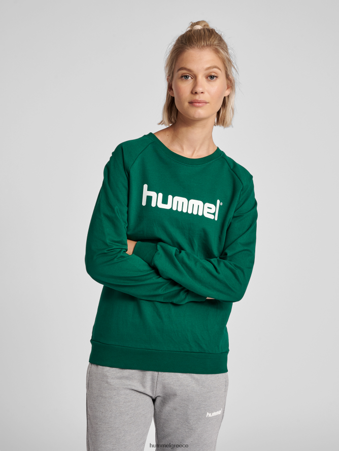 Hummel γυναίκες hmlgo φούτερ με λογότυπο από βαμβάκι T20HHR3822 "είδη ένδυσης"