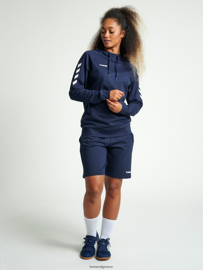 Hummel γυναίκες hmlgo βαμβακερή κουκούλα T20HHR3882 "hoodie με μανίκια chevron"