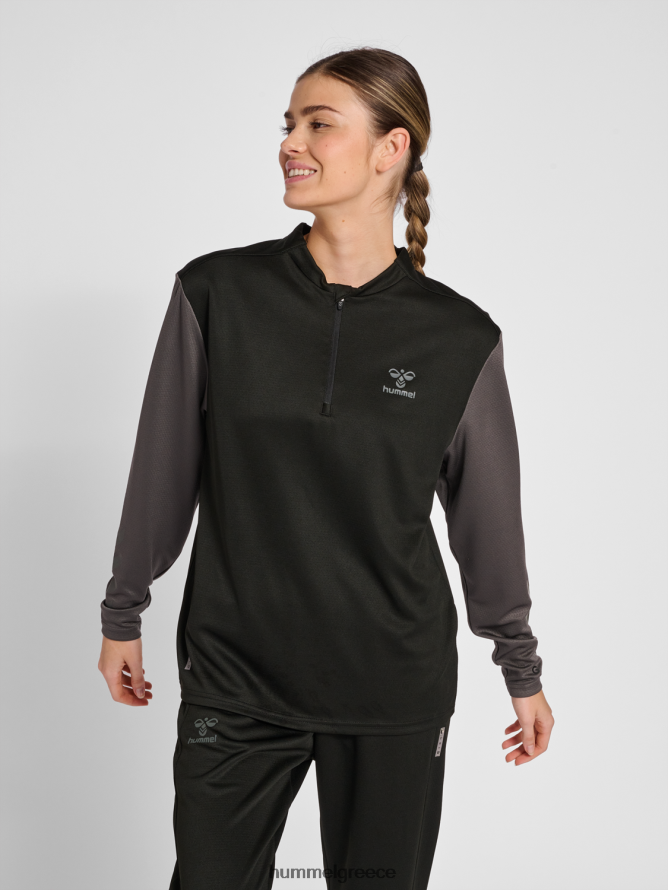 Hummel γυναίκες hmlongrid 1/2 zip poly sweat wo T20HHR2696 "Φούτερ με φερμουάρ"