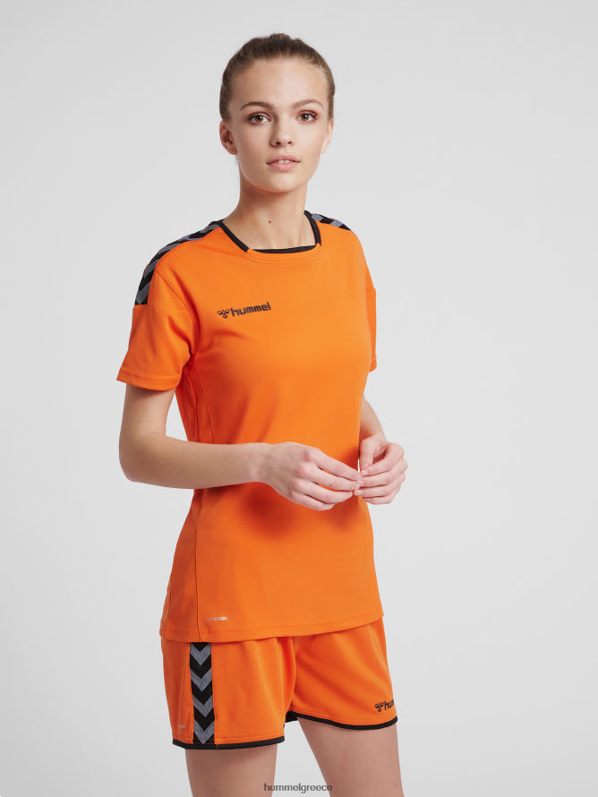 Hummel γυναίκες hmlauthentic poly jersey s/s T20HHR3722 "αθλητικό τοπ με σιρίτι"