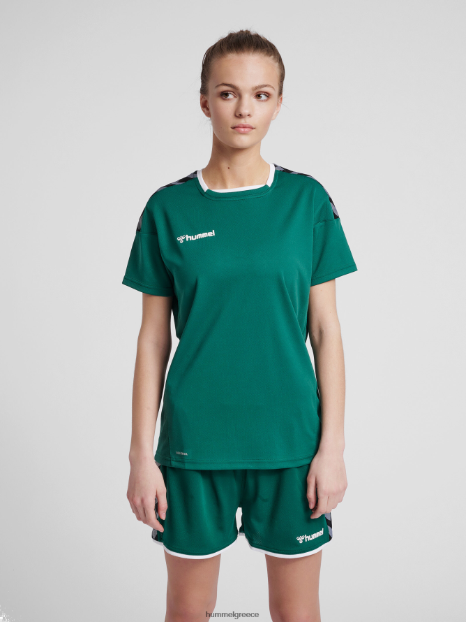 Hummel γυναίκες hmlauthentic poly jersey s/s T20HHR3730 "αθλητικό τοπ με σιρίτι"