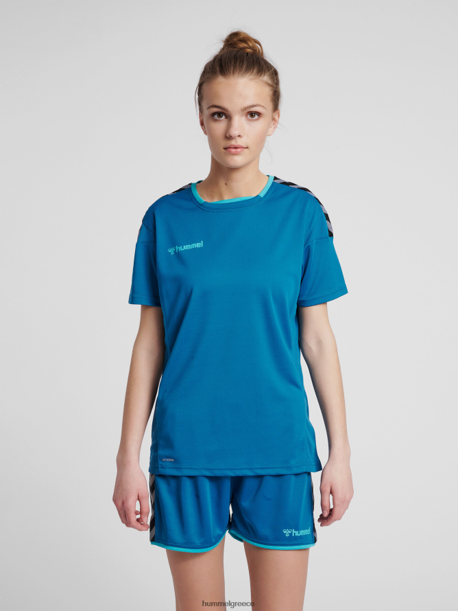 Hummel γυναίκες hmlauthentic poly jersey s/s T20HHR3735 "αθλητικό τοπ με σιρίτι"