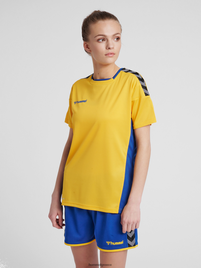 Hummel γυναίκες hmlauthentic poly jersey s/s T20HHR3752 "αθλητικό τοπ με σιρίτι"