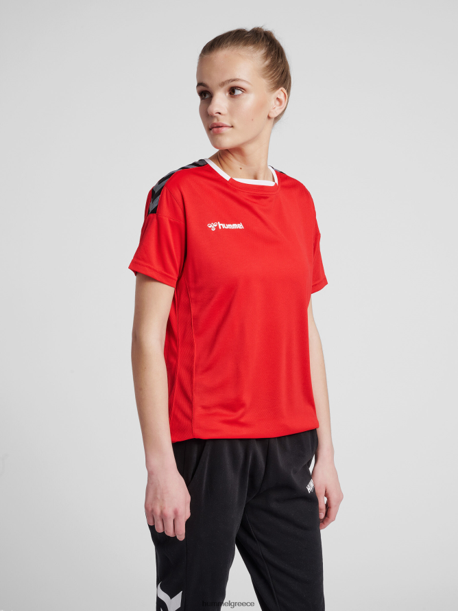 Hummel γυναίκες hmlauthentic poly jersey s/s T20HHR3761 "αθλητικό τοπ με σιρίτι"