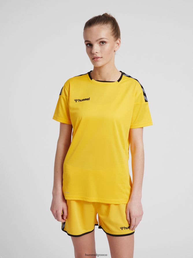 Hummel γυναίκες hmlauthentic poly jersey s/s T20HHR3802 "αθλητικό τοπ με σιρίτι"