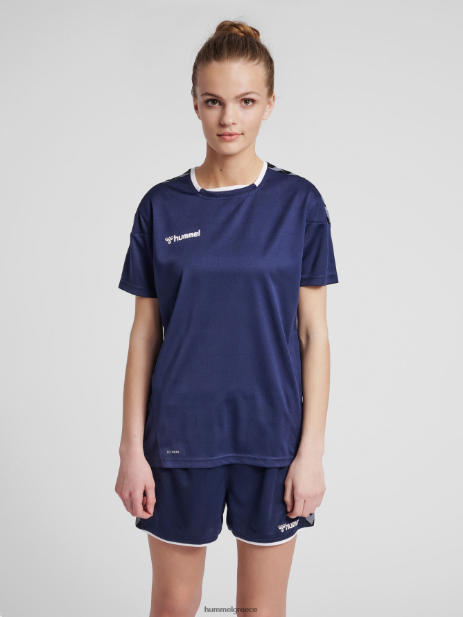 Hummel γυναίκες hmlauthentic poly jersey s/s T20HHR3966 "αθλητικό τοπ με σιρίτι"
