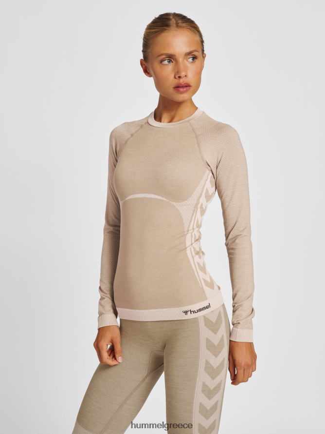 Hummel γυναίκες hmlclea στενό μπλουζάκι χωρίς ραφή ls T20HHR2730 "Μακρυμάνικο στενό μπλουζάκι"