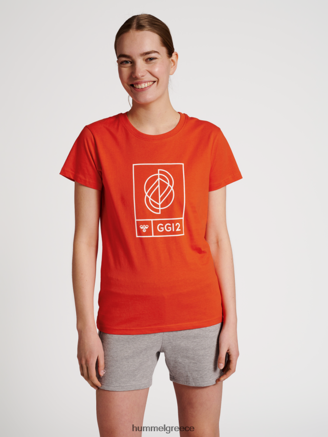 Hummel γυναίκες hmlgg12 μπλουζάκι s/s T20HHR3148 "γραφικό μπλουζάκι"