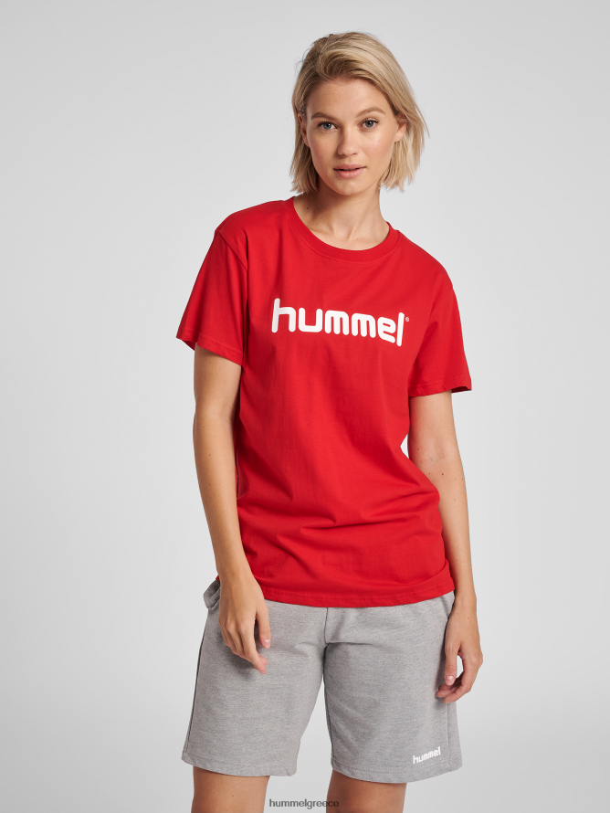 Hummel γυναίκες hmlgo βαμβακερό λογότυπο μπλουζάκι s/s T20HHR3780 "είδη ένδυσης"
