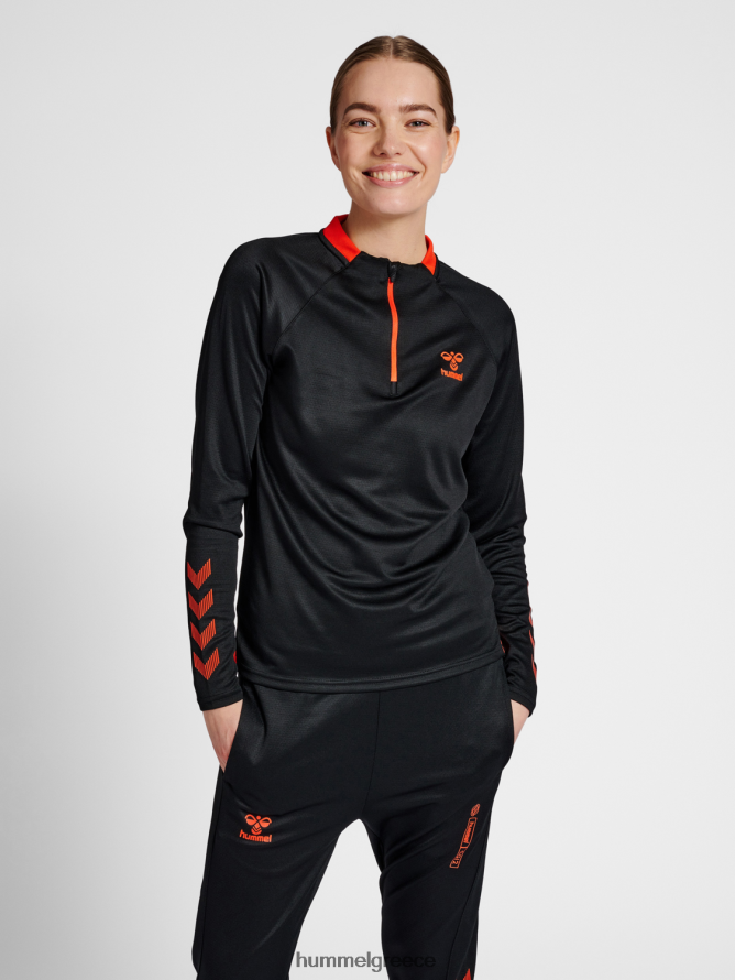 Hummel γυναίκες hmlgg12 δράση μισό φερμουάρ ιδρώτας T20HHR3138 "μπλουζάκι με μισό φερμουάρ"