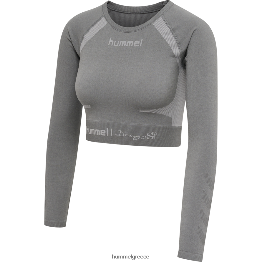 Hummel γυναίκες hmlsi croptop χωρίς ραφή l/s T20HHR3350 "cropped μακρυμάνικο μπλουζάκι"