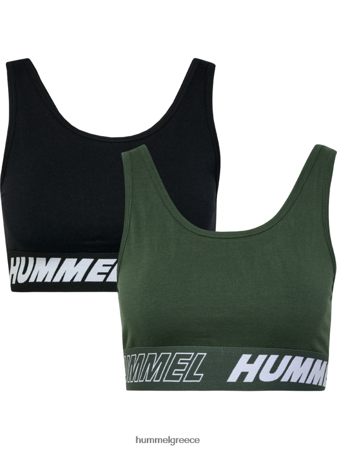 Hummel γυναίκες hmlte maja 2-pack βαμβακερό αθλητικό τοπ T20HHR2497 "Σπορ μπλούζες 2 συσκευασιών"