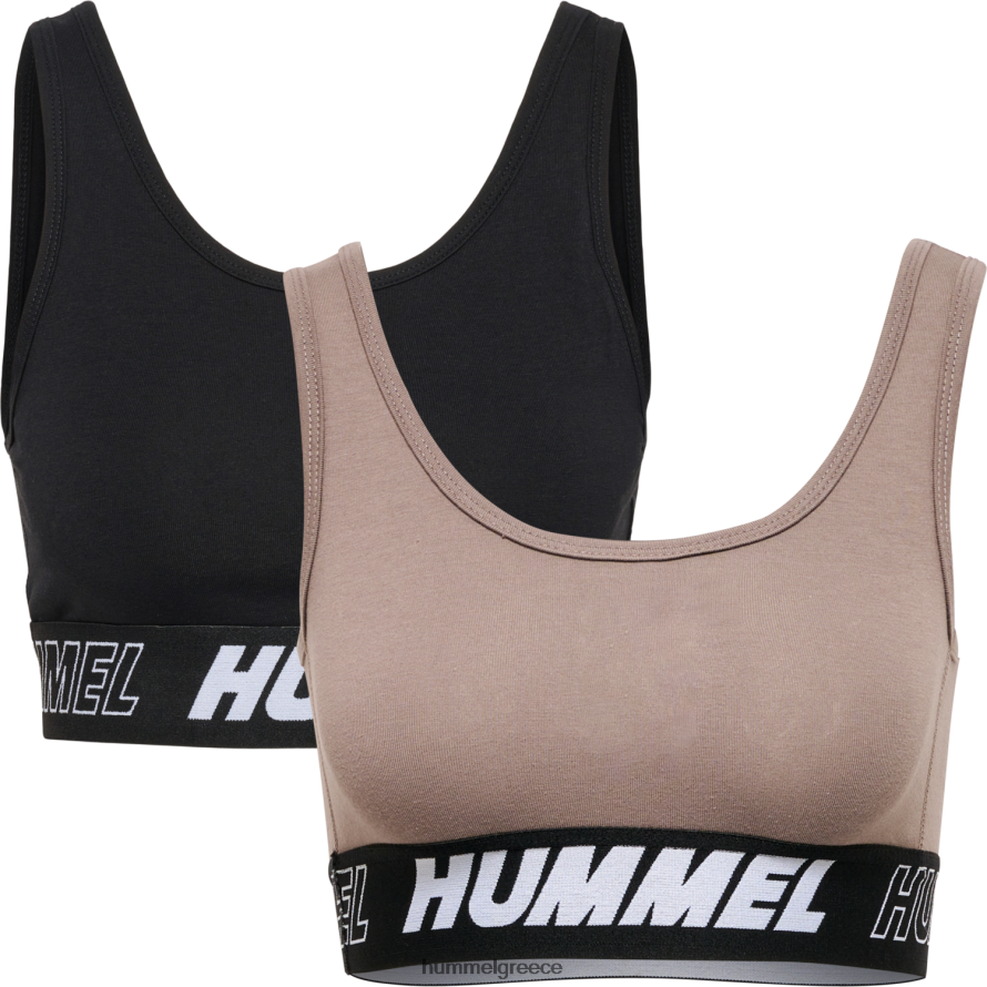 Hummel γυναίκες hmlte maja 2-pack βαμβακερό αθλητικό τοπ T20HHR3355 "Σπορ μπλούζες 2 συσκευασιών"