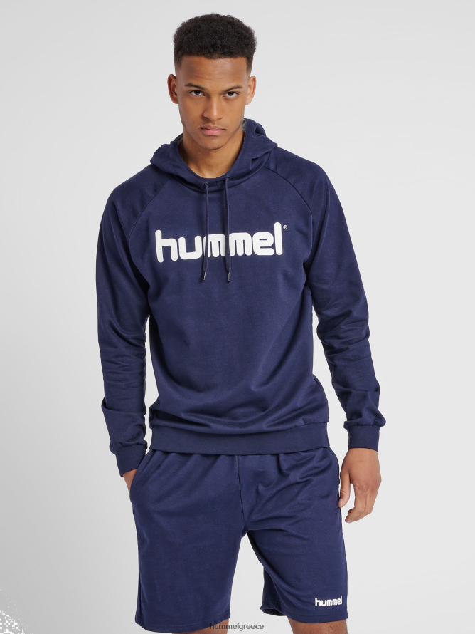 Hummel άνδρες hmlgo βαμβακερή κουκούλα με λογότυπο T20HHR1453 "hoodie με μεγάλο λογότυπο"