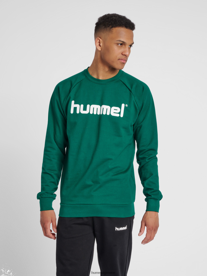 Hummel άνδρες hmlgo φούτερ με λογότυπο από βαμβάκι T20HHR1460 "είδη ένδυσης"