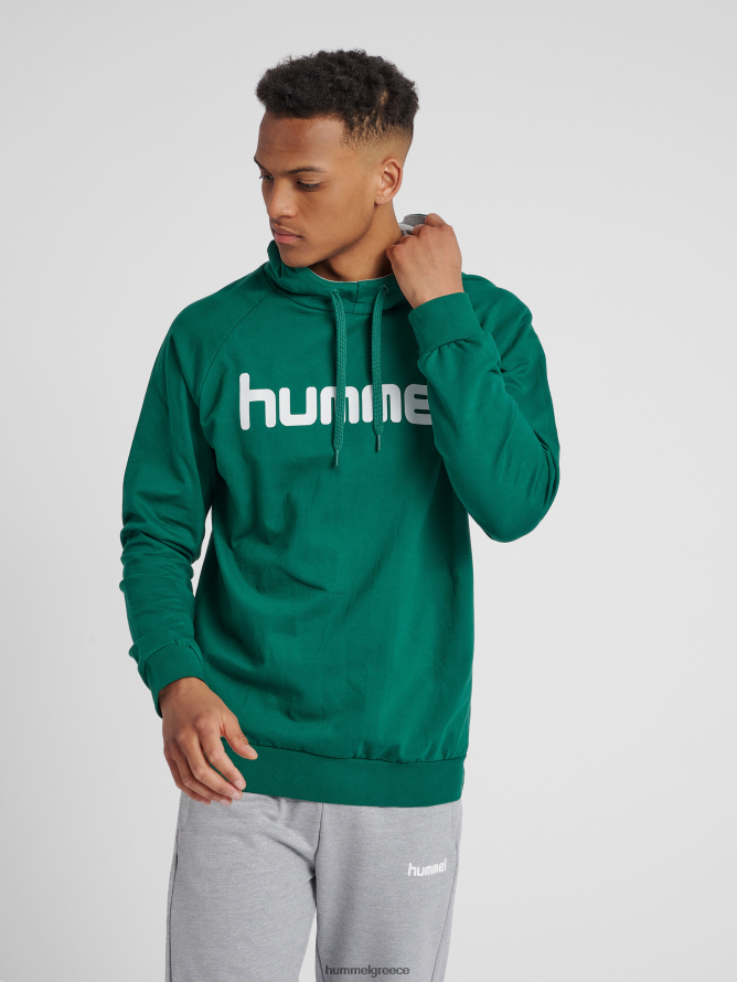 Hummel άνδρες hmlgo βαμβακερή κουκούλα με λογότυπο T20HHR1466 "hoodie με μεγάλο λογότυπο"