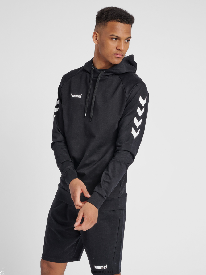 Hummel άνδρες hmlgo βαμβακερή κουκούλα T20HHR1515 "hoodie με μανίκια chevron"
