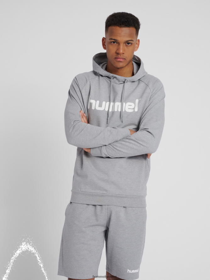 Hummel άνδρες hmlgo βαμβακερή κουκούλα με λογότυπο T20HHR1546 "hoodie με μεγάλο λογότυπο"