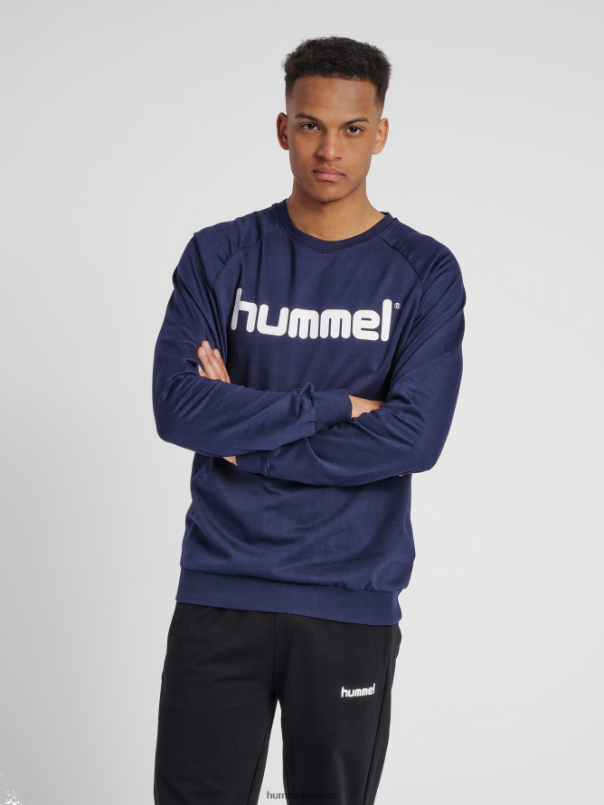 Hummel άνδρες hmlgo φούτερ με λογότυπο από βαμβάκι T20HHR1560 "είδη ένδυσης"