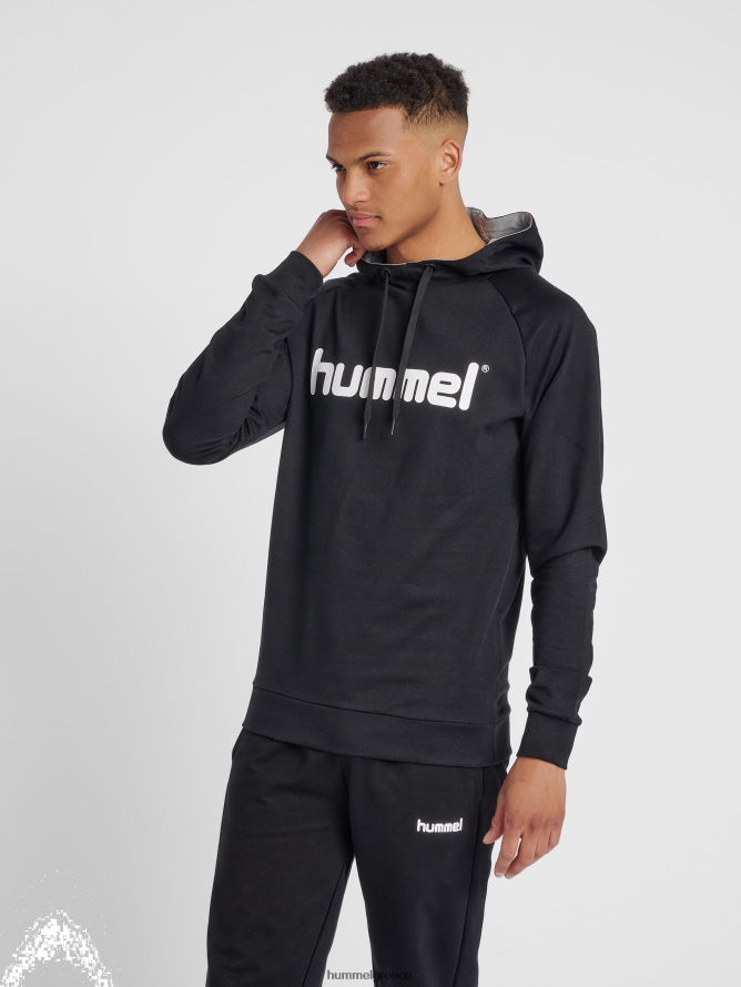 Hummel άνδρες hmlgo βαμβακερή κουκούλα με λογότυπο T20HHR1599 "hoodie με μεγάλο λογότυπο"