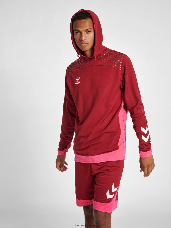 Hummel άνδρες hmllead poly hoodie T20HHR1302 "ΦΟΥΤΕΡ με ΚΟΥΚΟΥΛΑ"
