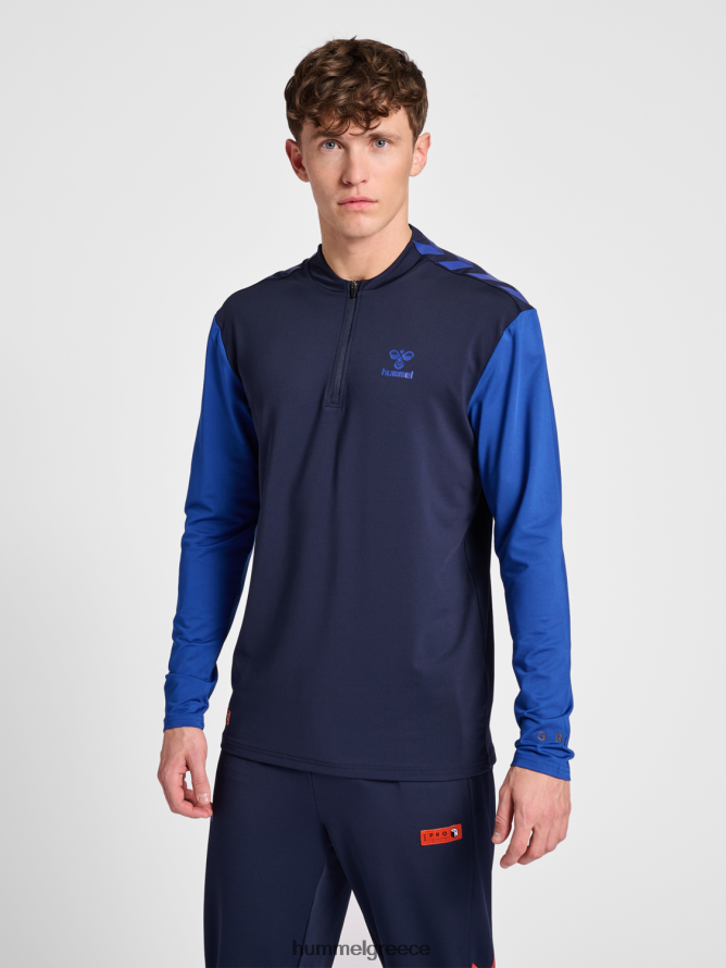 Hummel άνδρες hmlpro grid half zip training l/s T20HHR311 "μισό φερμουάρ"