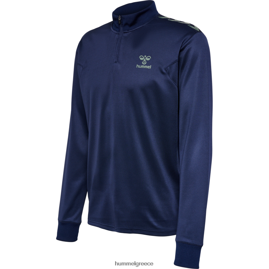 Hummel άνδρες hmlstaltic poly μισό φερμουάρ l/s T20HHR138 "άλτης με μισό φερμουάρ"