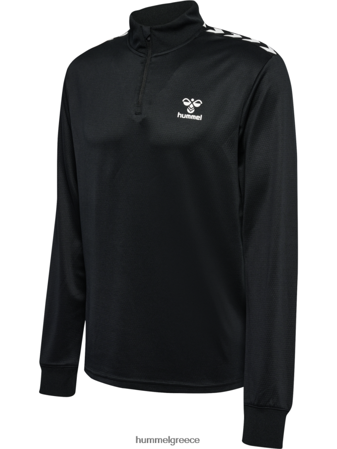 Hummel άνδρες hmlstaltic poly μισό φερμουάρ l/s T20HHR98 "άλτης με μισό φερμουάρ"