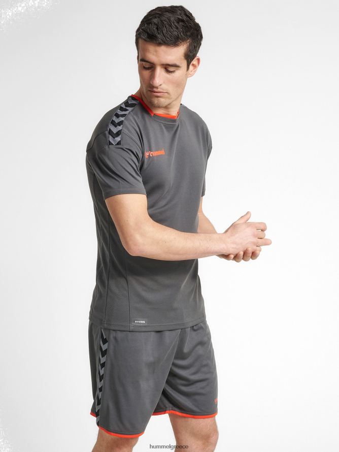 Hummel άνδρες hmlauthentic poly jersey s/s T20HHR1387 "αθλητικό τοπ με σιρίτι"