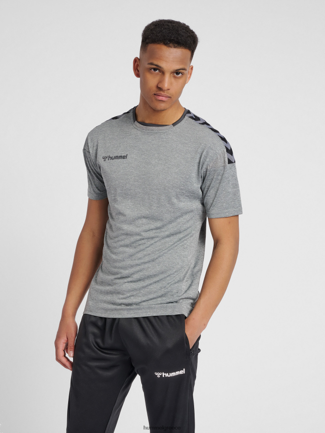 Hummel άνδρες hmlauthentic poly jersey s/s T20HHR1398 "αθλητικό τοπ με σιρίτι"