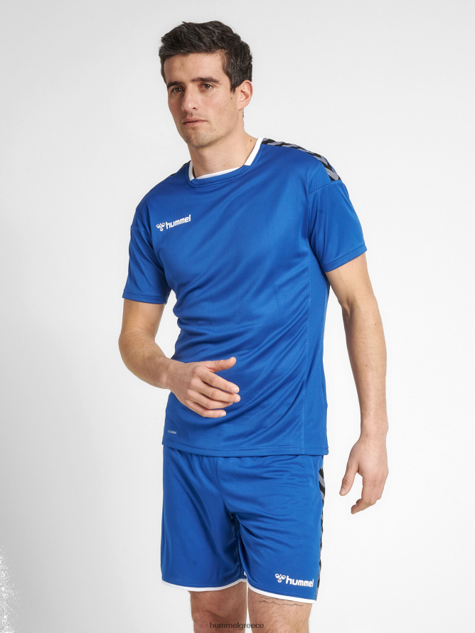 Hummel άνδρες hmlauthentic poly jersey s/s T20HHR1406 "αθλητικό τοπ με σιρίτι"