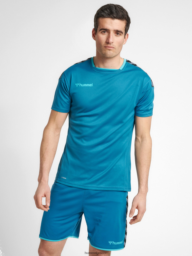 Hummel άνδρες hmlauthentic poly jersey s/s T20HHR1439 "αθλητικό τοπ με σιρίτι"
