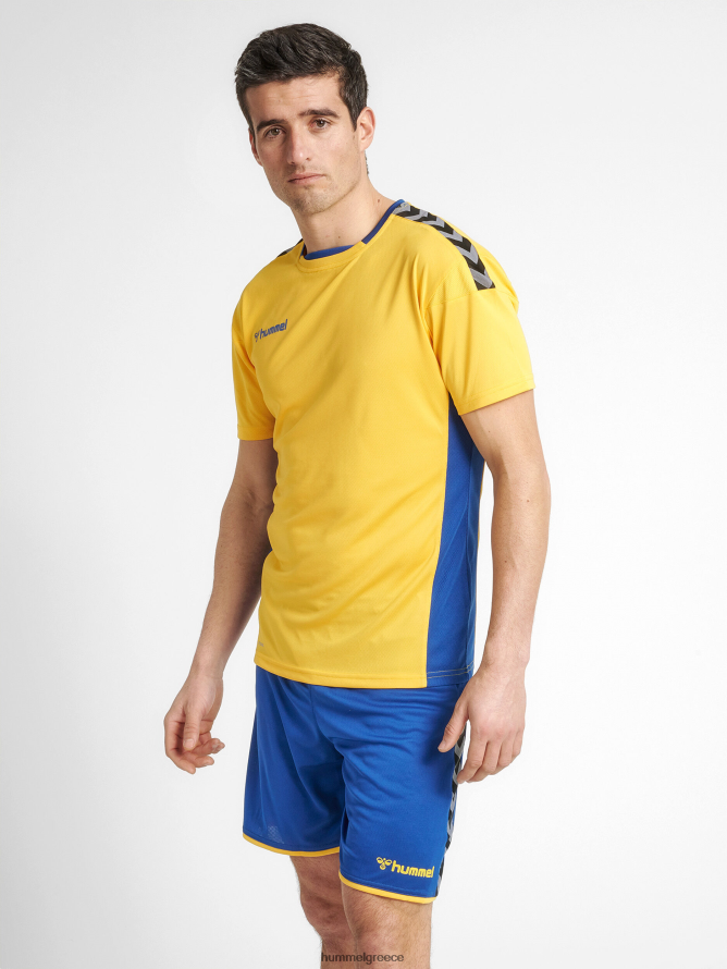 Hummel άνδρες hmlauthentic poly jersey s/s T20HHR1545 "αθλητικό τοπ με σιρίτι"