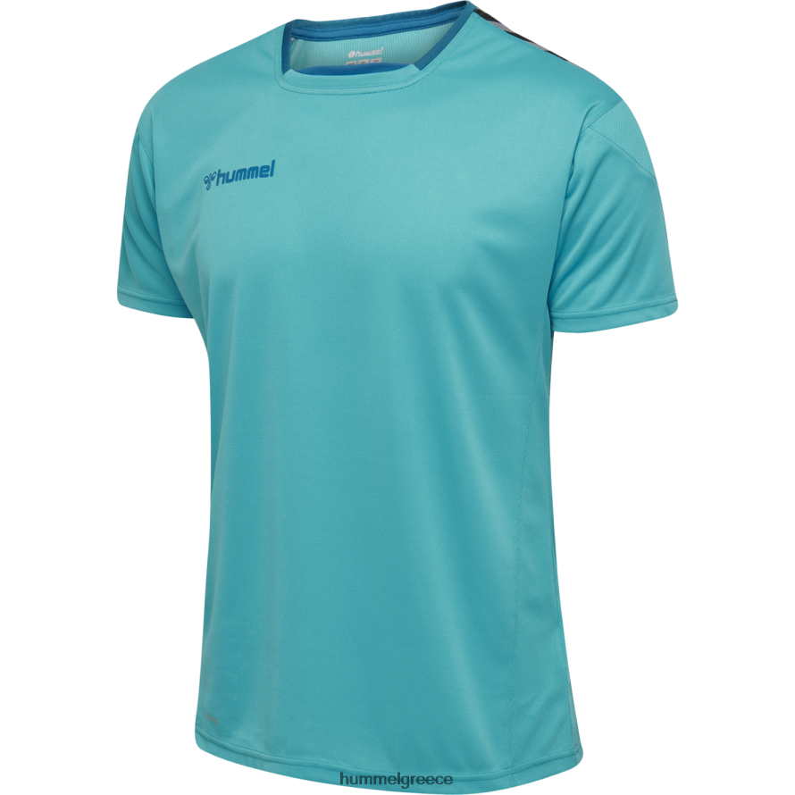 Hummel άνδρες hmlauthentic poly jersey s/s T20HHR1595 "αθλητικό τοπ με σιρίτι"