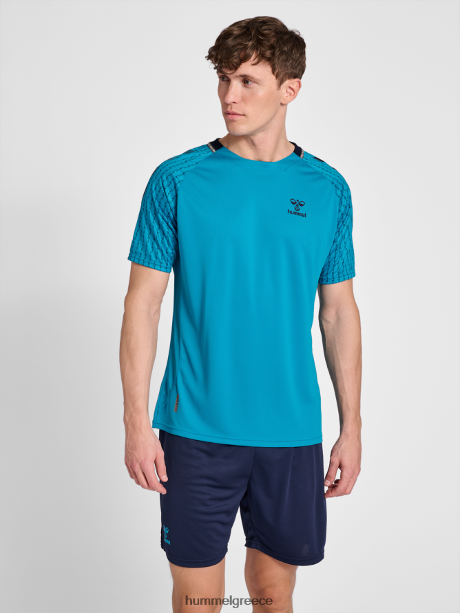 Hummel άνδρες hmlongrid poly jersey s/s T20HHR815 "κοντομάνικη φανέλα"