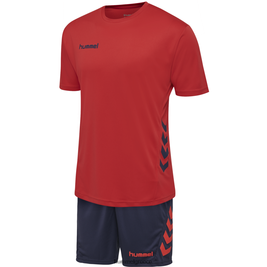 Hummel άνδρες hmlpromo duo σετ T20HHR1058 "crew t-shirt & shorts set"
