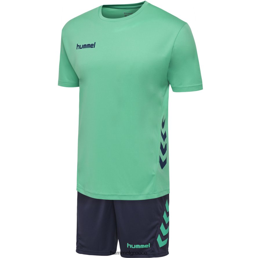Hummel άνδρες hmlpromo duo σετ T20HHR763 "crew t-shirt & shorts set"