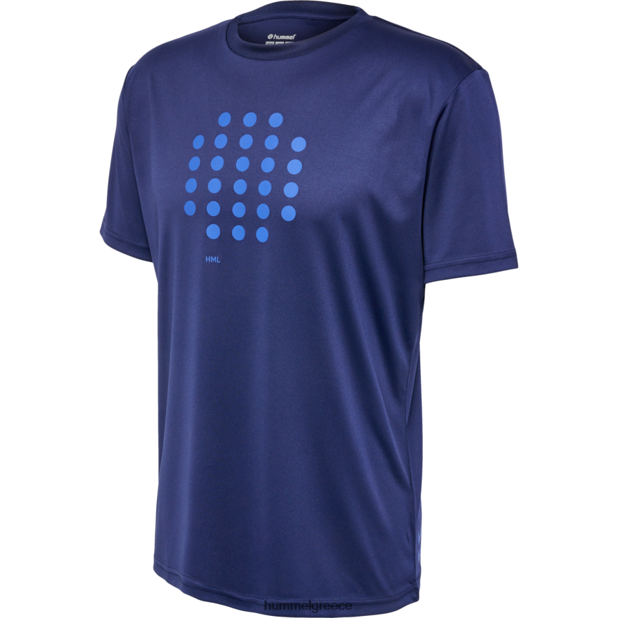 Hummel άνδρες hmlcourt t-shirt s/s T20HHR53 "σπορ μπλουζάκι"