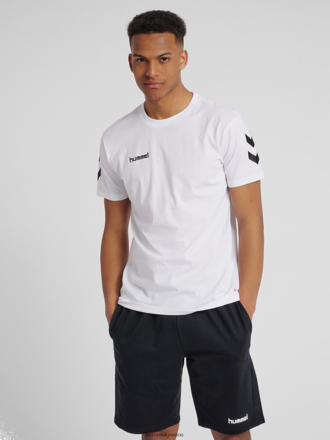 Hummel άνδρες hmlgo βαμβακερό μπλουζάκι s/s T20HHR1349 "βαμβακερό μπλουζάκι με σεβρόν"