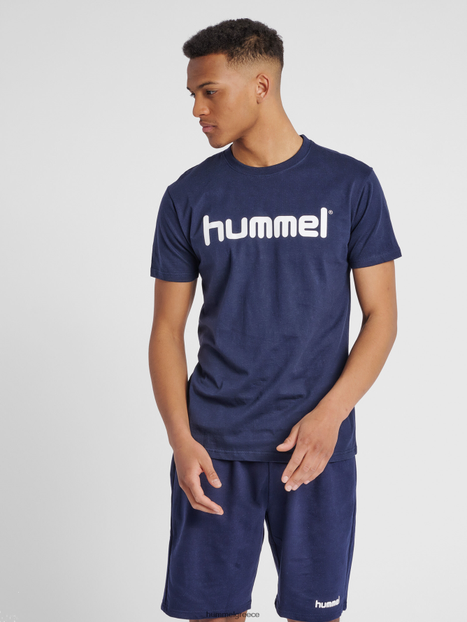 Hummel άνδρες hmlgo βαμβακερό λογότυπο μπλουζάκι s/s T20HHR1368 "είδη ένδυσης"
