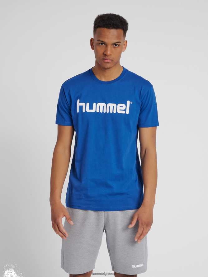 Hummel άνδρες hmlgo βαμβακερό λογότυπο μπλουζάκι s/s T20HHR1459 "είδη ένδυσης"