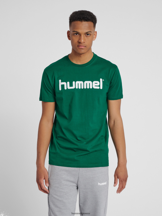 Hummel άνδρες hmlgo βαμβακερό λογότυπο μπλουζάκι s/s T20HHR1552 "είδη ένδυσης"