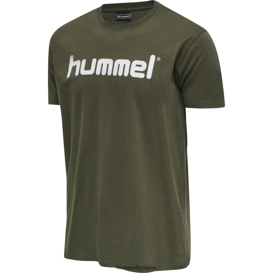 Hummel άνδρες hmlgo βαμβακερό λογότυπο μπλουζάκι s/s T20HHR1596 "είδη ένδυσης"