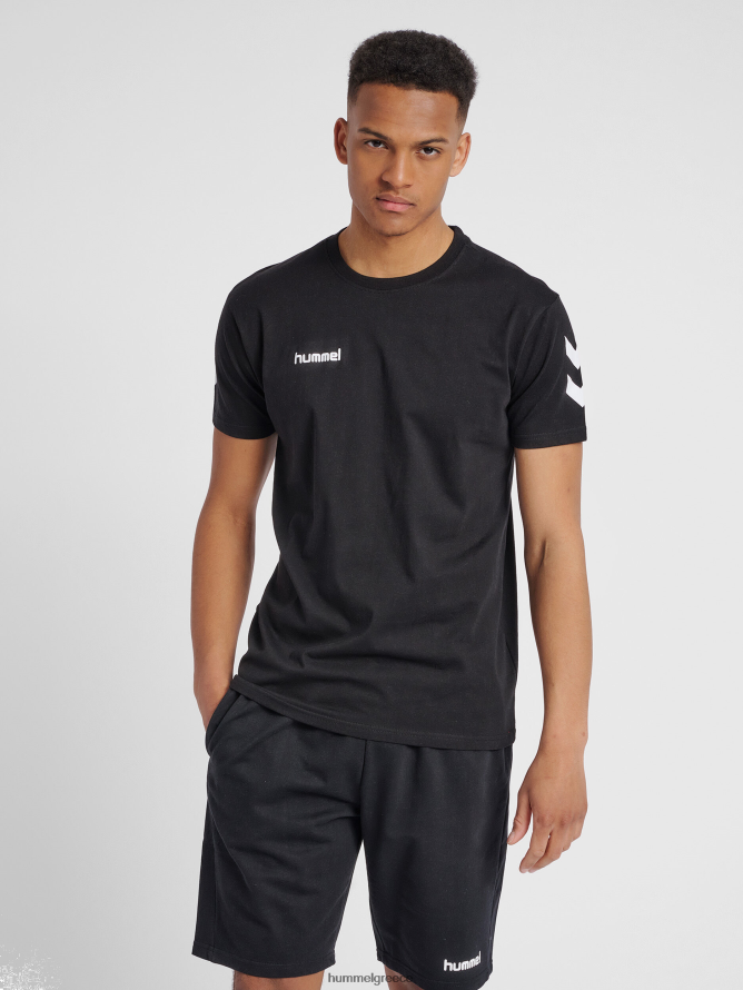 Hummel άνδρες hmlgo βαμβακερό μπλουζάκι s/s T20HHR1642 "βαμβακερό μπλουζάκι με σεβρόν"