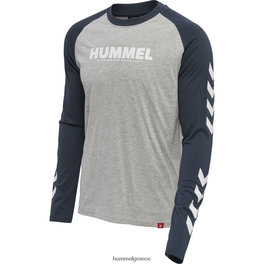 Hummel άνδρες hmllegacy μπλοκαρισμένο μπλουζάκι l/s T20HHR802 "Μακρυμάνικο μπλουζάκι"