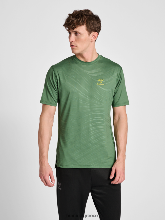 Hummel άνδρες hmlongrid poly tee s/s T20HHR249 "Κοντομάνικη μπλούζα"